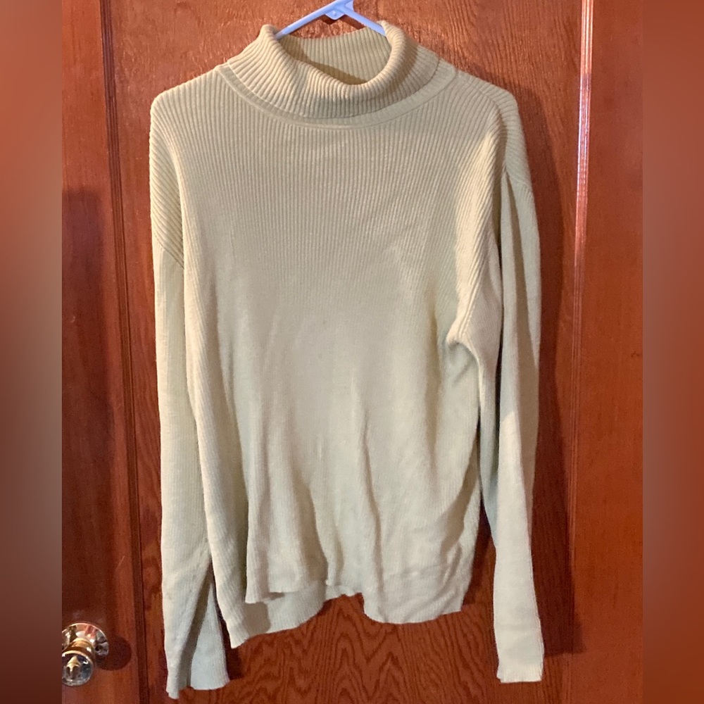 Relativity light green turtle neck, XL